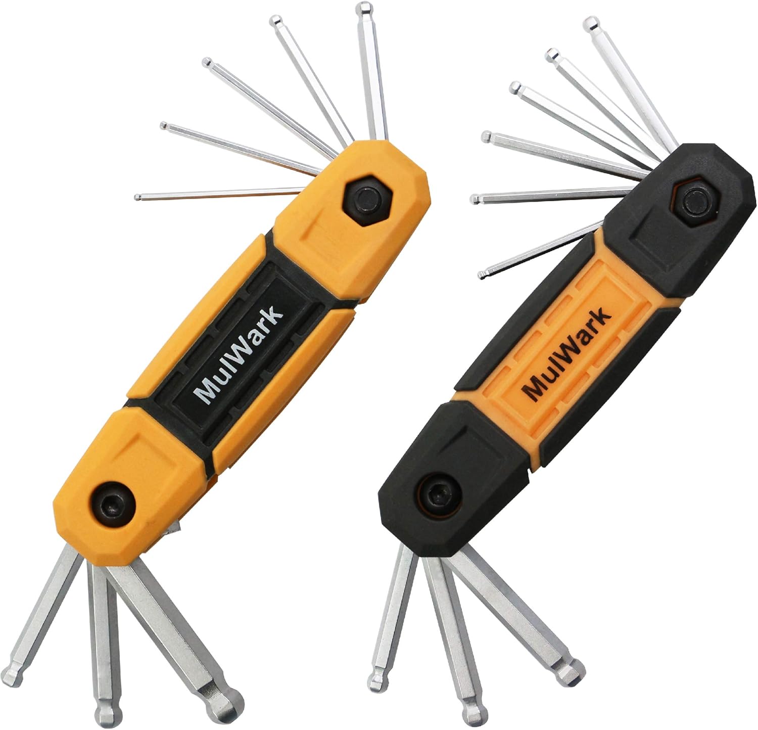 MulWark 17pcs Ball End Hex Key Driver for Hex Socket Screws Multi