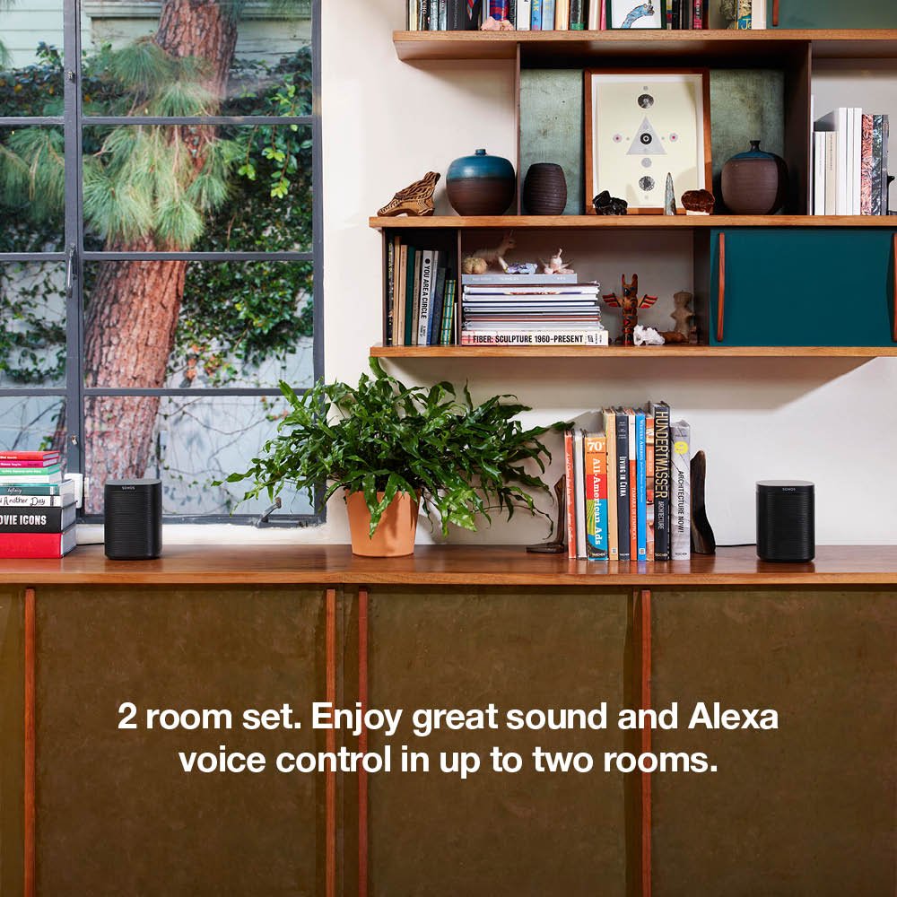 2Pack of Sonos One Voice Controlled Smart Speakers with Amazon Alexa Built in Booming Trends