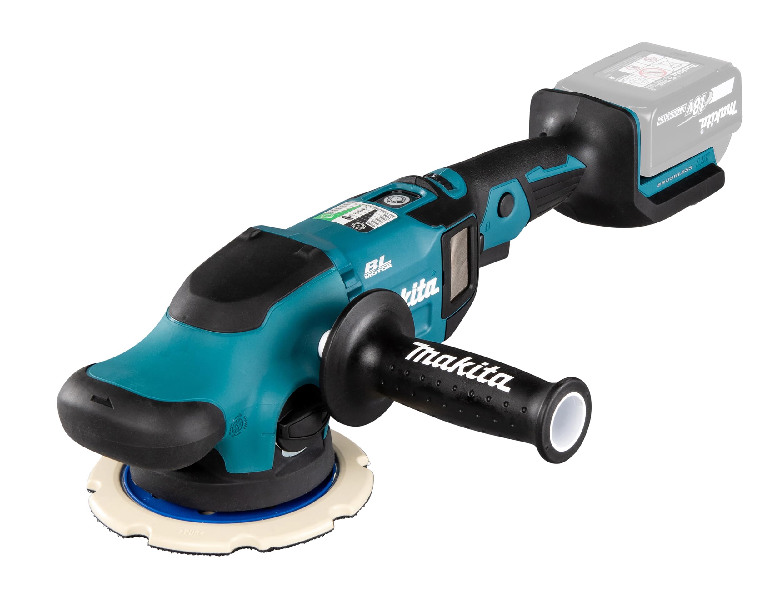 Makita DPO600Z 18V Li-Ion LXT Brushless Random Orbit Polisher - Batteries and Charger Not Included