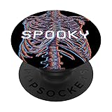 Halloween Vaporwave Goth SPOOKY Skeleton Glitch Art