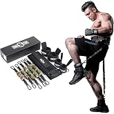 INNSTAR Vertical Jump Trainer for Volleyball Basketball Home Gym, Jump Machine Resistance Bands, Easy to Carry, Adjustable Jump Training Equipment
