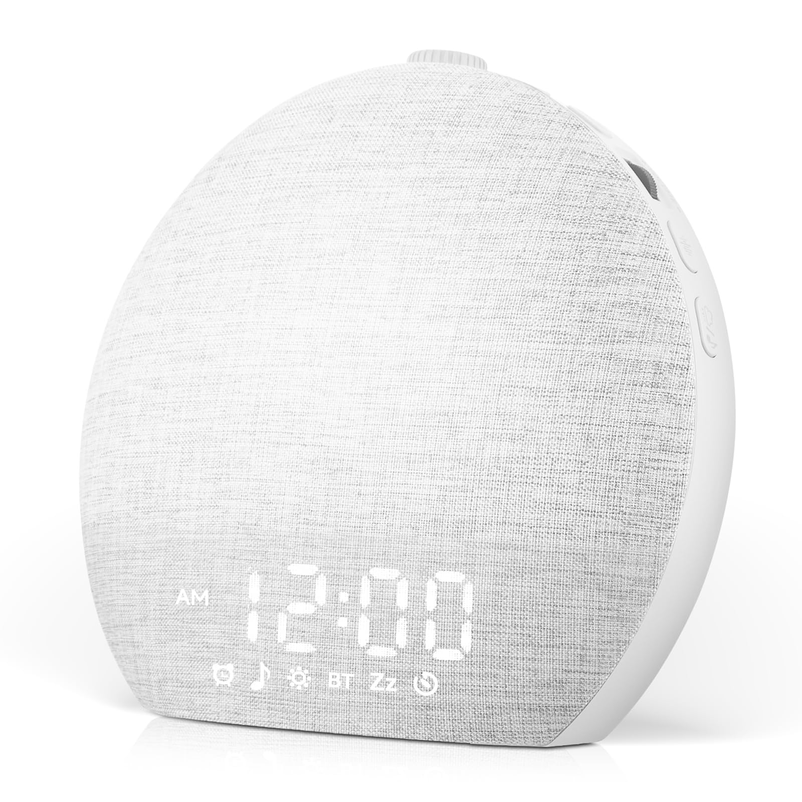 Photo 1 of ***SUNRISE BUTTON IS BROKEN***(Geuuap Sunrise Alarm Clock White Noise Sound Machine for Bedroom | Natural Wake-Up Light with 30 Soothing Sleep Aids, Bluetooth Speaker, Dimmable Clock, Screen-Free Design for Baby Adults Kids-White