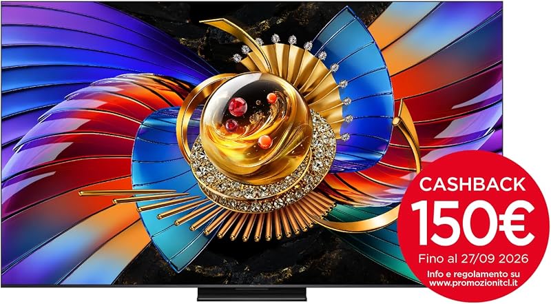 75Q7D Pro – Smart TV SQD‑Mini LED 4K HDR10+ da 75", 2.000nit