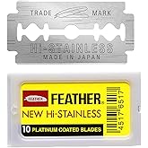 Feather Double Edge Safety Razor Blades 10 Count