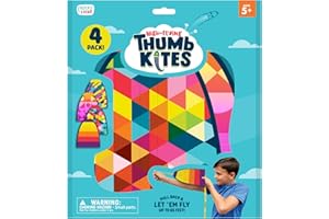 Chuckle & Roar - Thumb Kites - Fun and Energetic Kite Launching - Launch Kites Using Your Thumb - Durable Rubber Toy Launcher - Trendy Design - Ages 5 and up