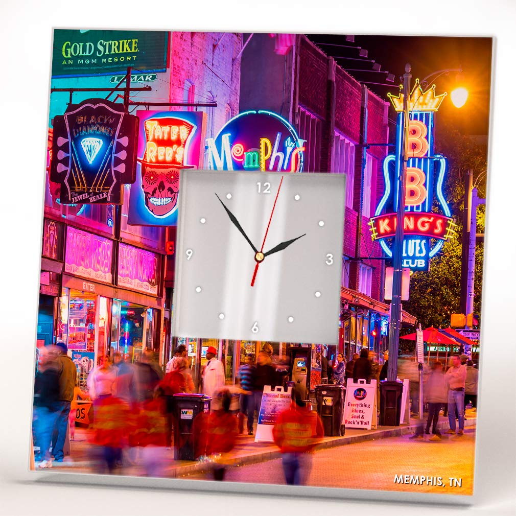 Amazon Com Memphis Tennessee Blues Clubs Street Skyline Wall