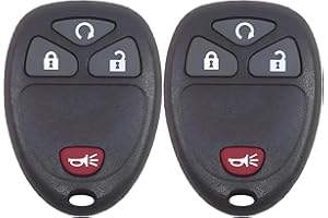Replacement Key Fob with Remote Start for Chevrolet Silverado 1500 (2007-2013), Silverado 2500, 2500HD, 3500, 3500HD (2008-20