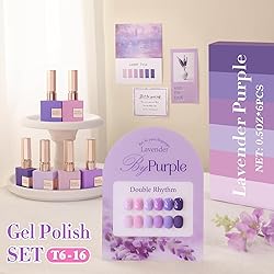Double Rhythm 6 Pcs 15 ML Gel Polish Set Same Color