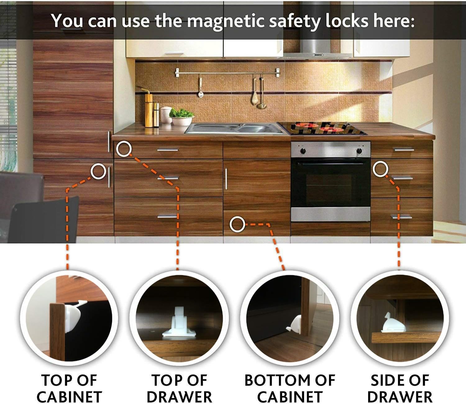 kitchen cabinet safety locks