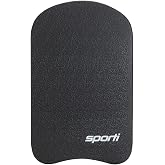 Sporti Unisex-Adult Swim Kickboard, EVA Foam Training Board, Swimming Aid | 17.5 X 11.6 X 1.3 In, Kicking Drills, Rounded Grip Edges, Contoured Bottom, Kick Practice, For Men &amp; Women, Water Board