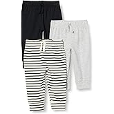 Amazon Essentials Unisex Toddlers and Babies' Cotton Pull-On Pants