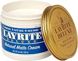 Layrite Natural Matte Cream 297g Medium Hold Water Soluble Matte Finish view 2