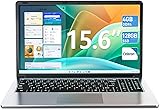 Naclud 15.6 Inch Laptops, 4GB RAM, 128GB SSD Laptop