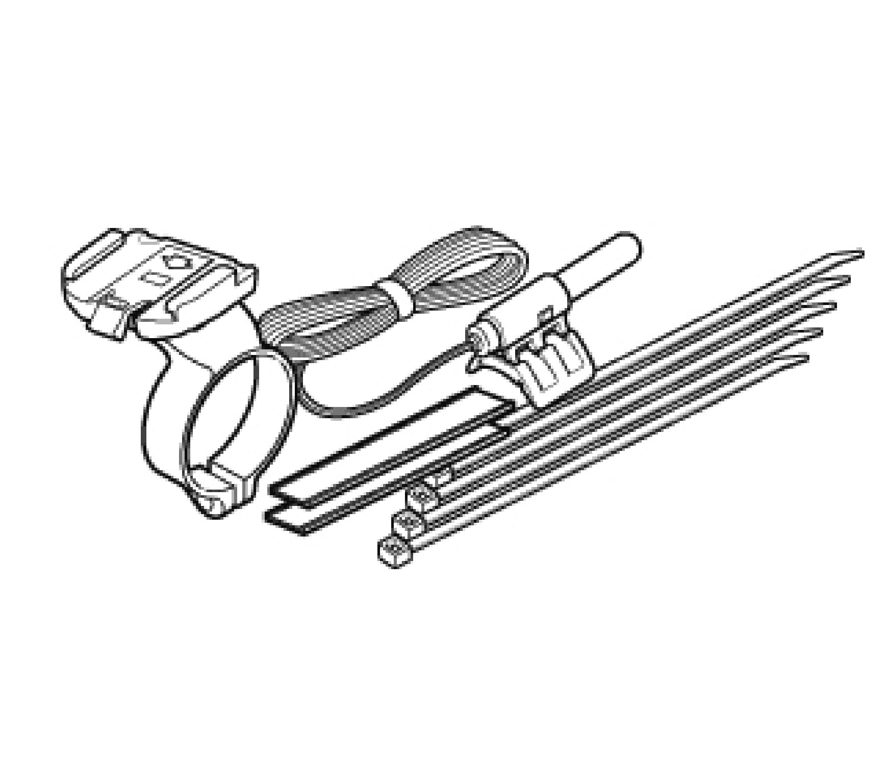 CatEye Unisex Adult Universal Bracket/Sensor Centre Mount - 169-9302 Cycle Computers - Black, NO SIZE