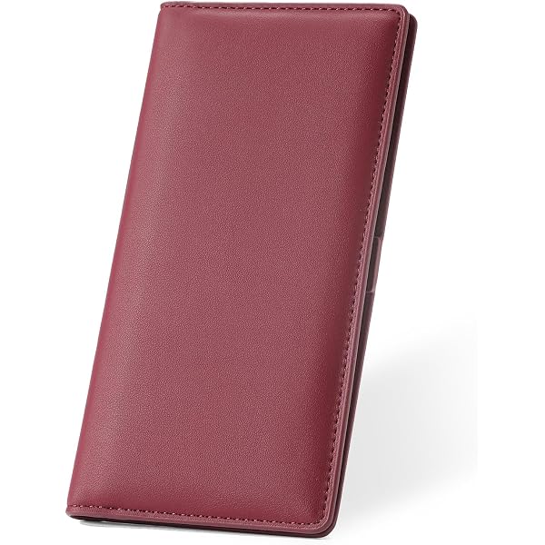 Portefeuille Femme Grande Capacité En Cuir Végétalien Avec Protection RFID - Multiple Rangements, Couleur Marron