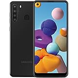 Samsung Galaxy A21 A215U 6.5” Infinity Display 32GB Android Smartphone (Black, New GSM Unlocked)