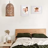 EGOFINE A3 Frames White Set of 4 Wooden Matte A4 Mat Portrait Wall Mount view 5