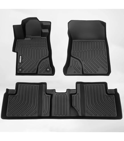 Goneparts All-Weather TPE Floor Mats For 2012-2015 Honda Civic Sedan – Front & Rear
