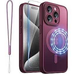 ROYBENS for iPhone 15 Pro-Max Matte Clear Case