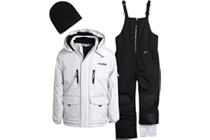 iXtreme Boys’ Snowsuit – 2 Piece Heavyweight Insulated Ski Jacket and Snow Bib (4-18)