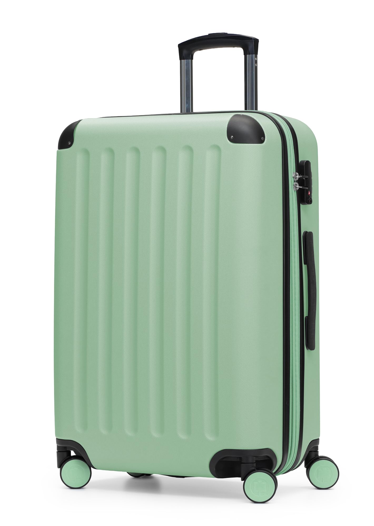 Hauptstadtkoffer Spree – Medium Hardshell Suitcase, TSA Lock, 4 Wheels, Trolley Luggage, Rolling Suitcase, Travel Case with Expandable Capacity, 65 cm, 74 Liters, Mint