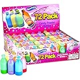 Powder Candy Bottles Assorted Flavors Novelty Candy Gluten free Kosher Candy Bulk Candy Pack of 72 Piece