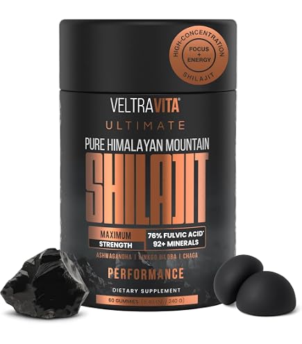 Amazon.com: VeltraVita Himalayan Shilajit Gummies, 23-in-1 with