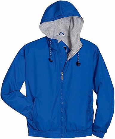 nylon sweatshirt lined jacket