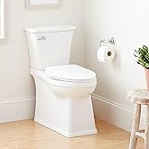 Signature Hardware 483979 Benbrook 1.28 GPF Two Piece Skirted Elongated Toilet - ADA Compliant, Elongated Seat Included - Whi