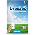 Breezeo Laundry Detergent Strips (Laundry Detergent Sheets), Fresh Linen Scent, 48 Loads – More Convenient than Pods, Pacs, L