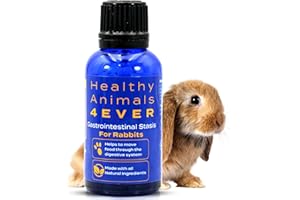 HEALTHYANIMALS4EVER HA4E - Rabbit Gastrointestinal Stasis Treatment - Promotes Healthy Digestion & GI Stasis Relief -Natural Homeopathic Digestive Health Tablets - 300 Count