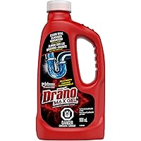 Drano Max Gel Drain Clog Remover and Cleaner, Unclogs and Removes Hair, Soap Scum, Blockages and More from Showers and Sinks,