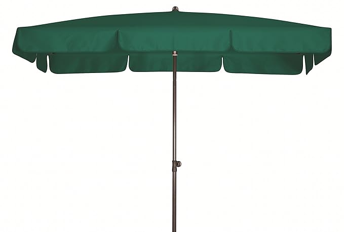 Absolut wasserdichter Gartenschirm Waterproof 260x150 von Doppler mit UV-Schutz 80, Farbe dunkelgrün