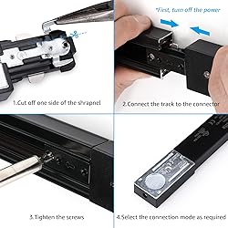 LEONLITE H Track Live End Feed Connector, H Type