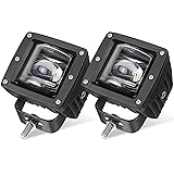 Niking Auto 2Pcs 3 Inch SAE LED Fog Light Pods Off