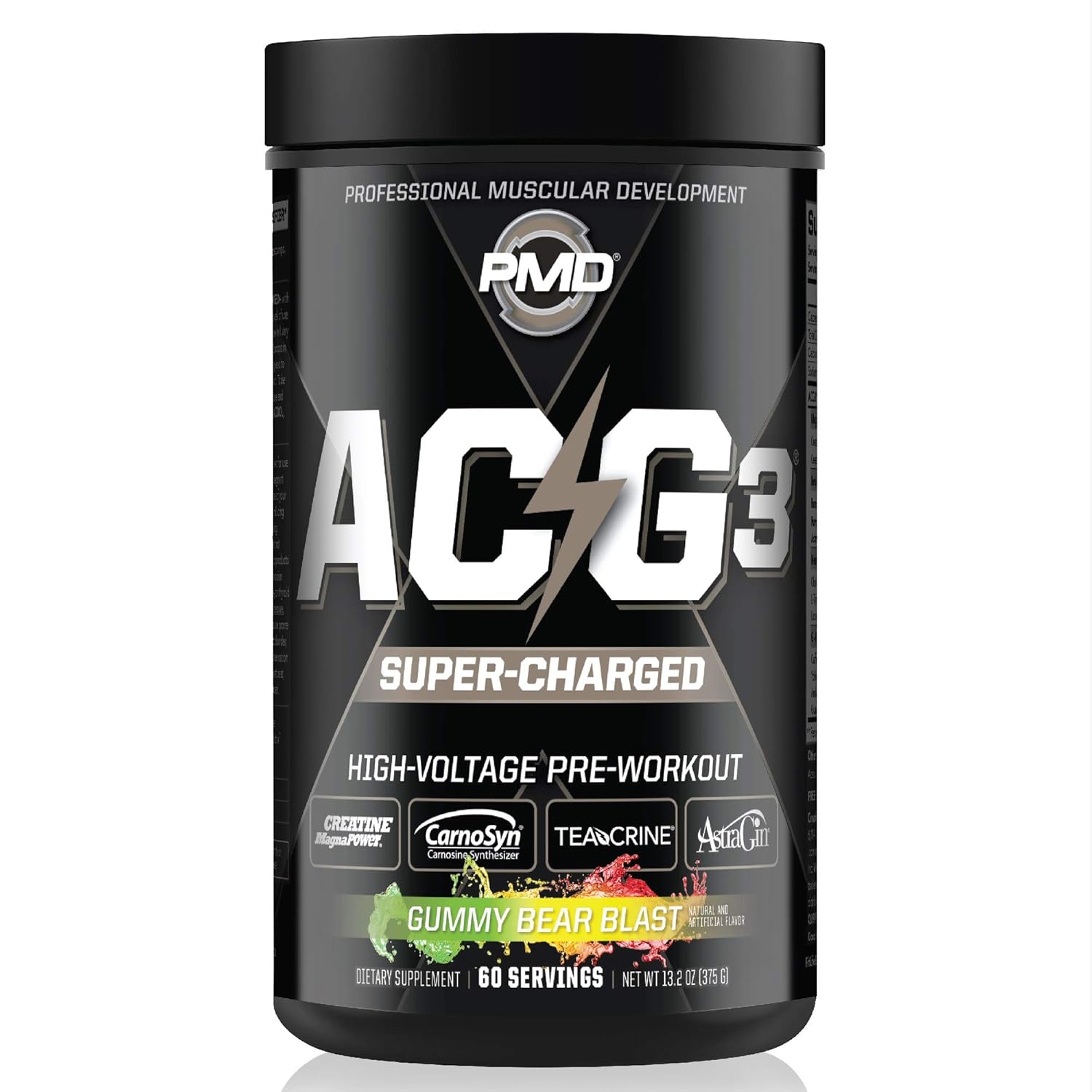 PMD Sports ACG3 Supercharged Pre Workout Supplement PMD Sports ACG3 Supercharged Pre Workout Supplement