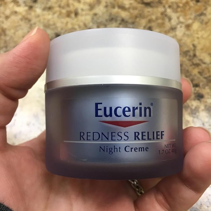 Eucerin 优色林 抗红血丝 修复舒缓晚霜（抗红晚霜）48g装 4.3折$6.41 海淘转运到手约￥55 S&S方式订购可再优惠5%