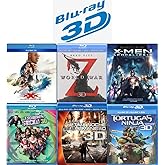 Ultimate Action & Adventure Blu-ray 3D Movie Collection: Suicide Squad / The Darkest Hour / World War Z / X-men Apocalypse / xXx: Return Of Xander Cage / TMNT: 2014 [Blu-ray 3D] Region 1/A