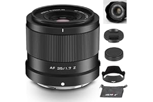 VILTROX 35mm F1.7 Z, 35mm f/1.7 APS-C Lens for Nikon Z, Large Aperture STM Auto Focus Prime Lens for Nikon Z-Mount Z5 Z50 Z50