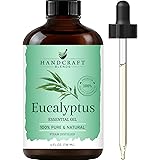 Handcraft Blends Eucalyptus Essential Oil - Huge 4 Fl Oz - 100% Pure and Natural - Premium Grade with Glass Dropper