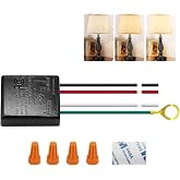 Touch Lamp Control Module 3Way Dimmable Sensor Replacement with Wiring Cap | Compatible with various dimmable bulbs,Simple Installation Module,Adjustable Brightness for Occasions,Wide Application