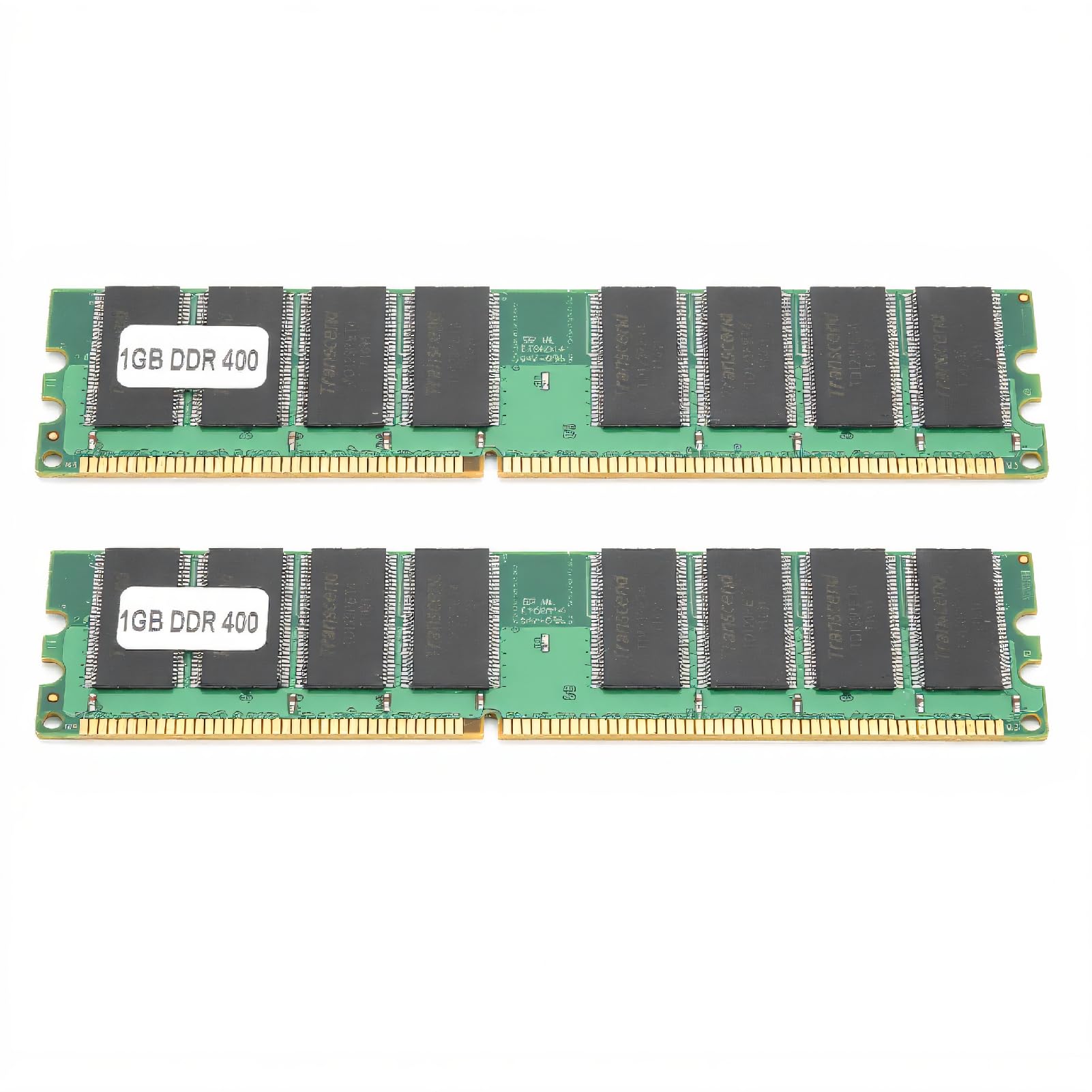 DDR 2GB Kit(2 x 1GB) 400MHZ PC-3200 Desktop Computer Memory Module Ram 2.6V 184Pin RAM Memory Module DoubleSided 16Grain DDR Fully Compatible for