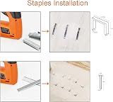 Anesty Cordless Staple Gun 2in1 Electric Stapler Nailer with 2000 Nails/Staples view 3