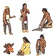 Woodland Scenics SP4443 1.5-Inch Scene Setters Figurine, Native Americans, 5/Pack