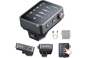 Godox X3 Pro S X3 PRO-S TTL Wireless Flash Trigger for Sony Camera, 2.4GHz LCD Touchscreen Flash Transmitter, Built-in Lithium Battery, X3 S Updated Version