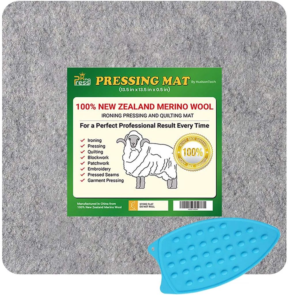 HudsonTech 13.5 x 13.5 Felted Wool Pressing Mats for