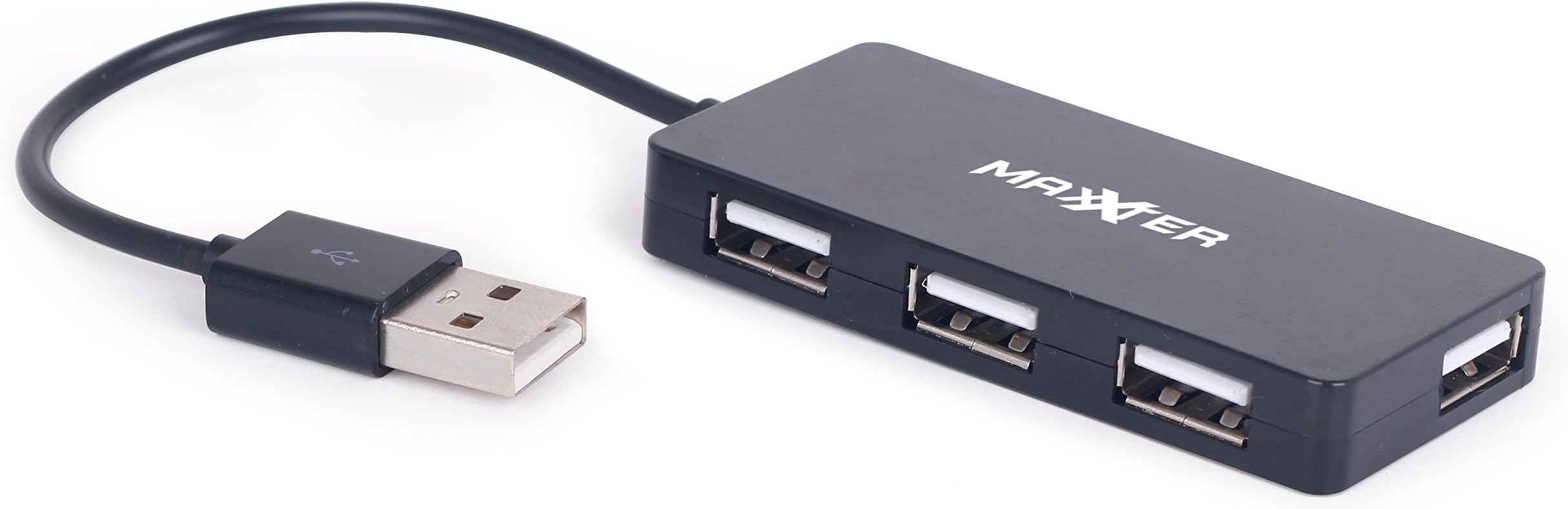 Quantum Tech - USB HUB 4 ports compatible with pc, tablets, laptops, telephones and all usb devices