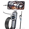 Gogolux Borescope Camera, 1920P HD Inspection Camera with Adjustable LED Lights, IP67 Waterproof, Black, USB, Easy to Operate
