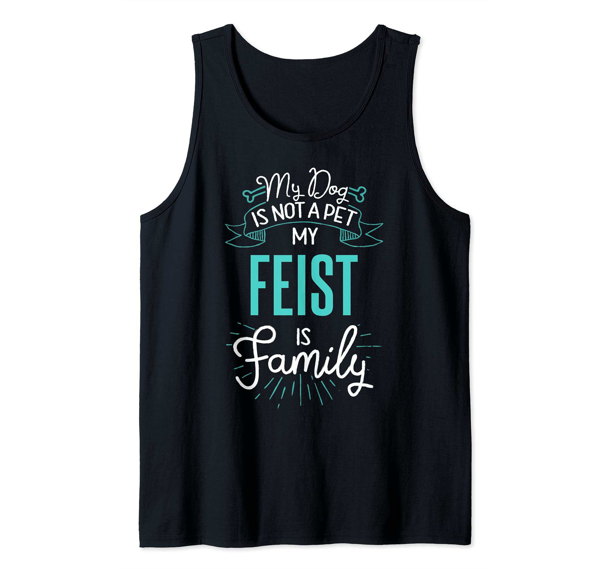 Cute Feist Design Family Dog Giftn Tank Top