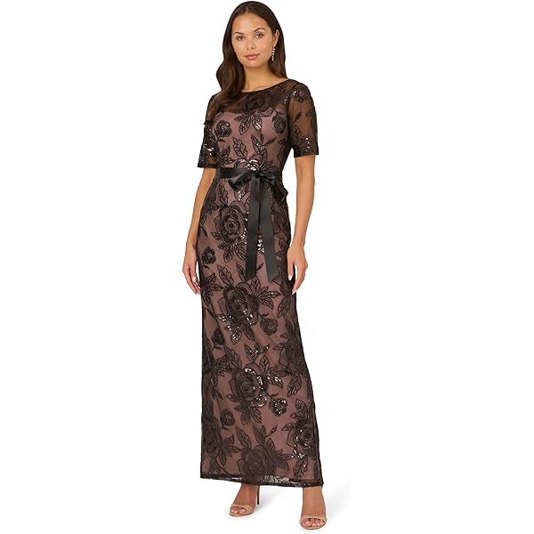 Amazon.com: Adrianna Papell Women's Petite Satin Mermaid Gown with Draped Bow Detail Dress, Rose, 4 : Clothing, Shoes & Jewelry Amazon.com: Adrianna Papell Women's Petite Satin Mermaid Gown with Draped Bow Detail Dress, Rose, 4 : Clothing, Shoes & Jewelry
